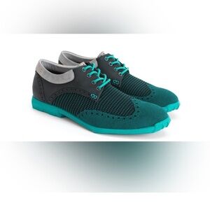 John Fleuvog Future Round Toe Orbit‎ Brogued Wingtip Derby Shoes Sz 6